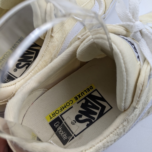 VANS Princess Paisley Old Skool Sneakers Bone White Wmn's Sz 8.5 - Picture 10 of 14